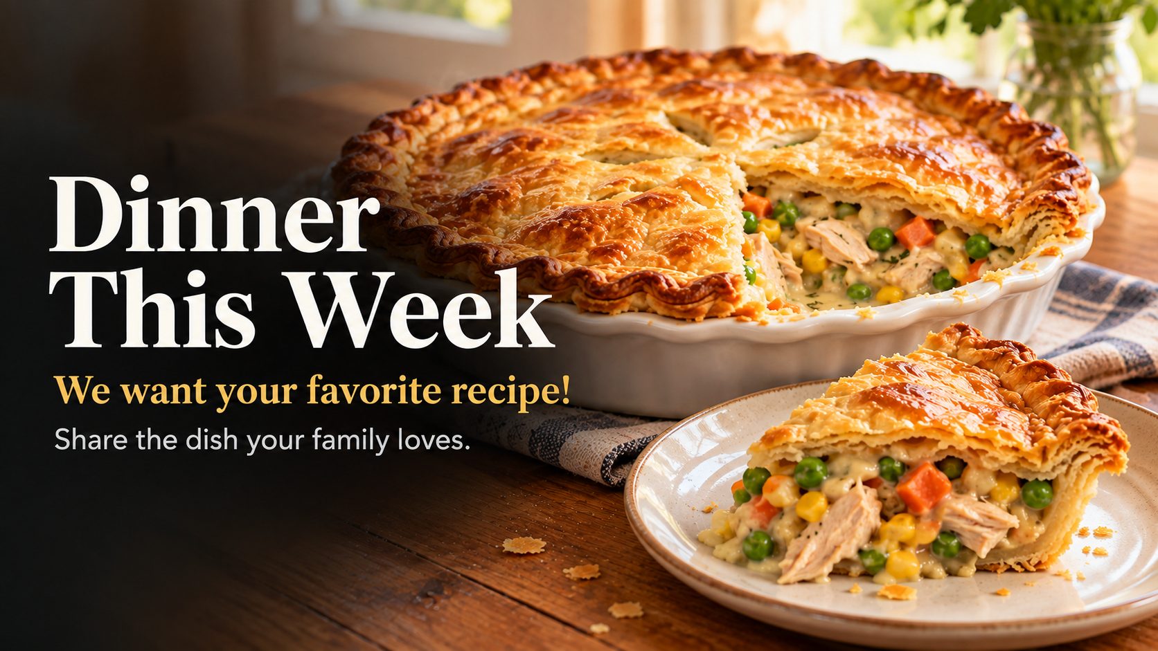 Dinner This Week — share your family's favorite recipe with Walnut Creek neighbors.